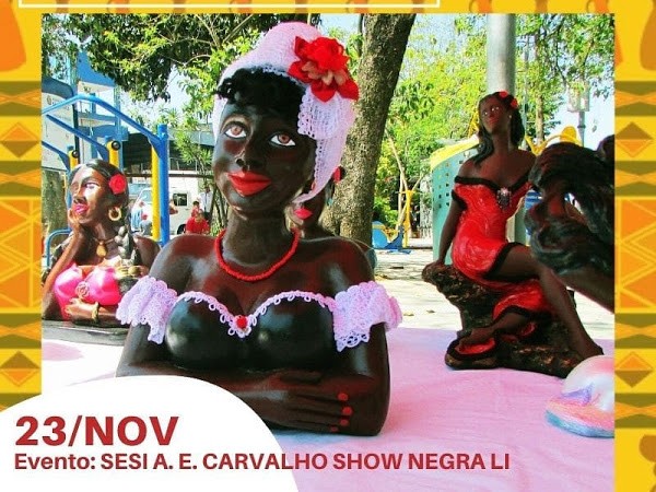 FEIRA AFRO MENINAS MAHIN-SESI AE CARVALHO-SHOW NEGRA LI